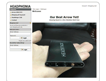 Tablet Screenshot of headstage.com